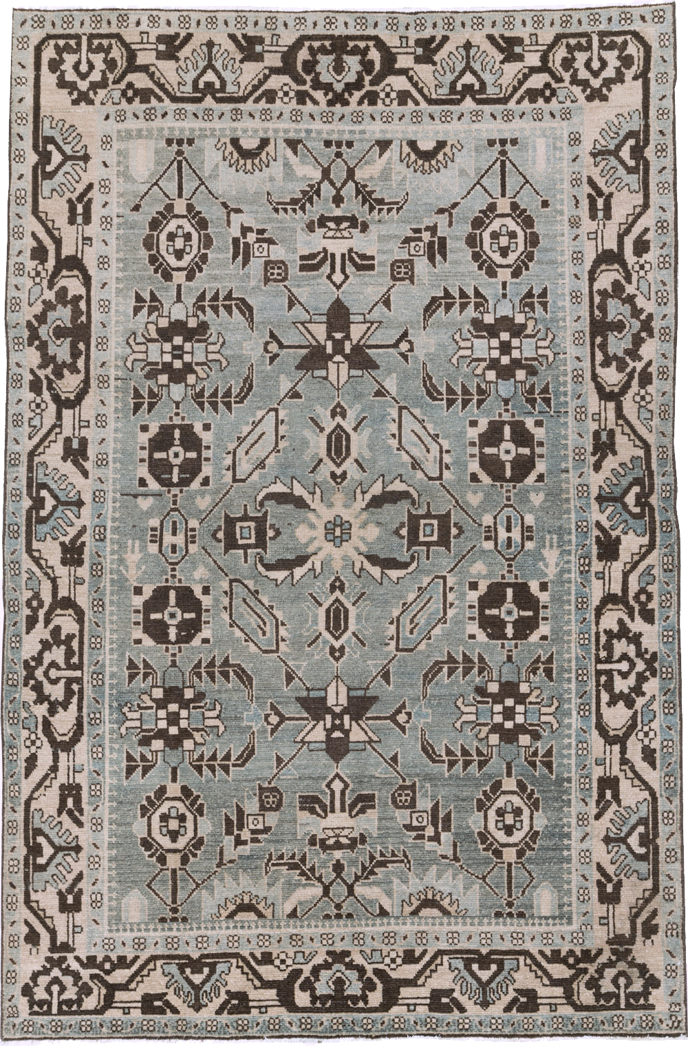 Vintage Persian Malayer Rug, No.26922 - Staging