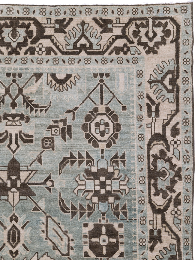 Vintage Persian Malayer Rug, No.26922 - Staging