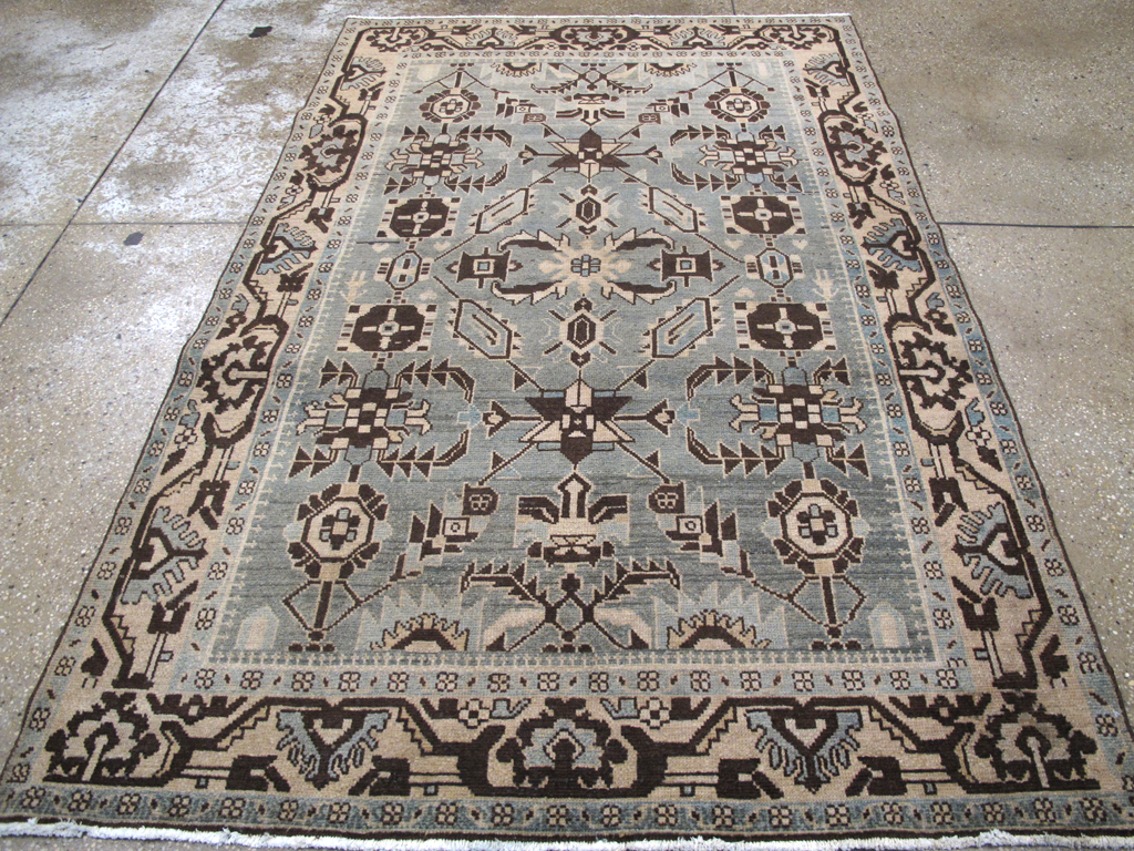 Vintage Persian Malayer Rug, No.26922 - Staging
