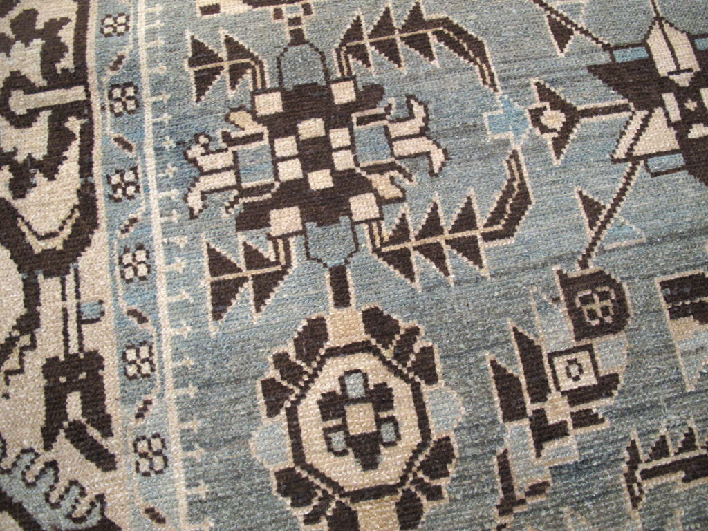 Vintage Persian Malayer Rug, No.26922 - Staging