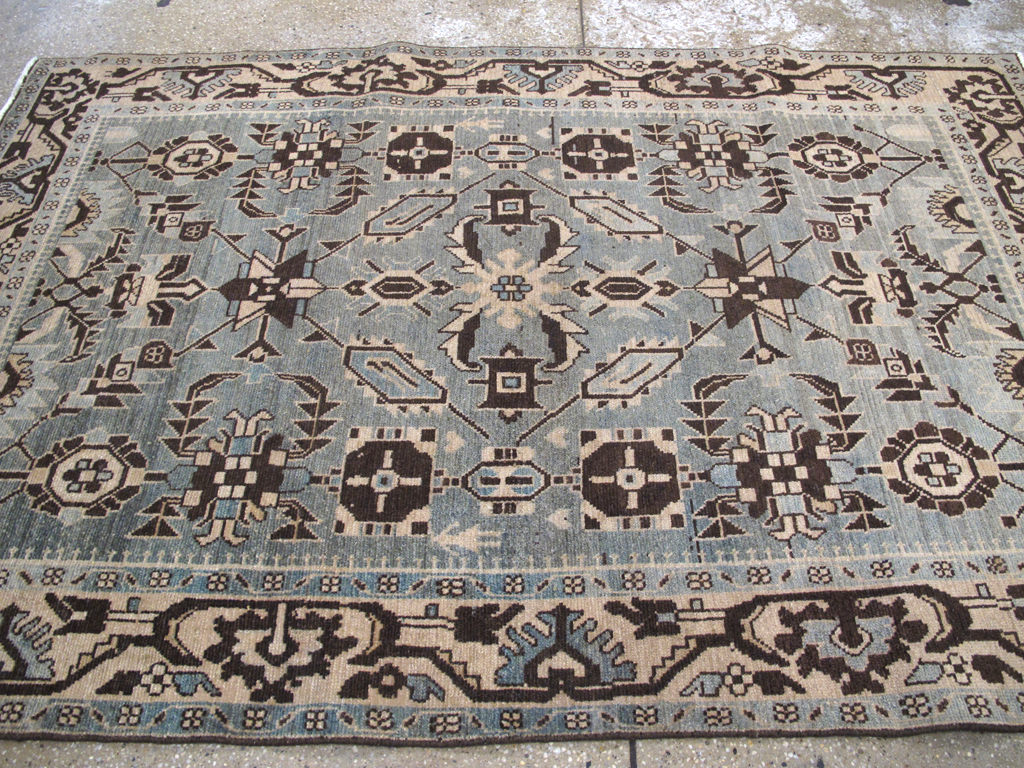 Vintage Persian Malayer Rug, No.26922 - Staging