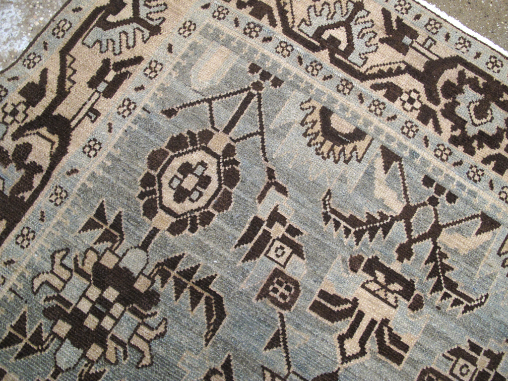 Vintage Persian Malayer Rug, No.26922 - Staging