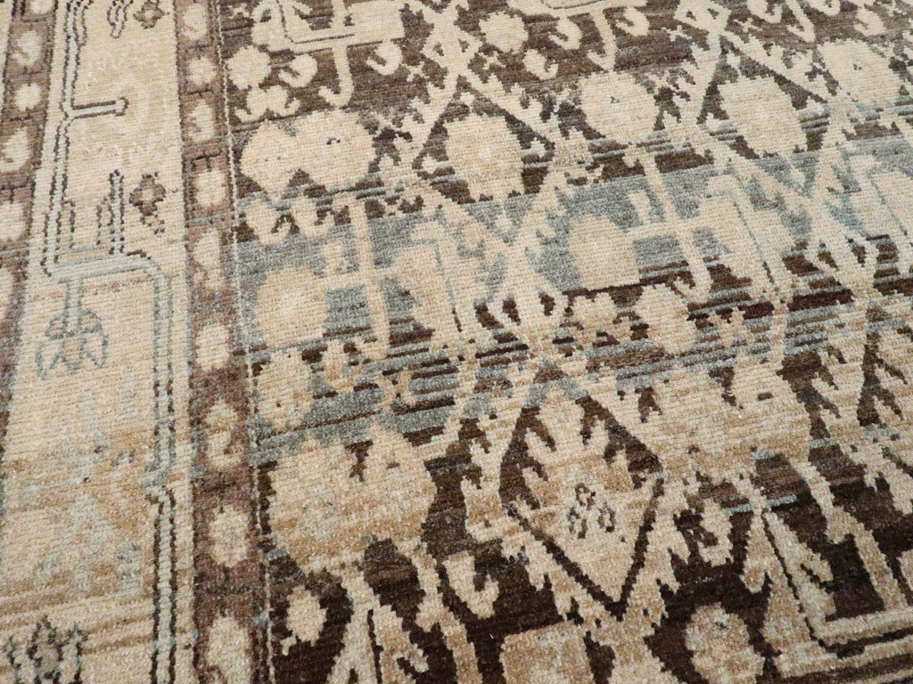 Vintage Persian Malayer Accent Rug, No.26923 - Staging