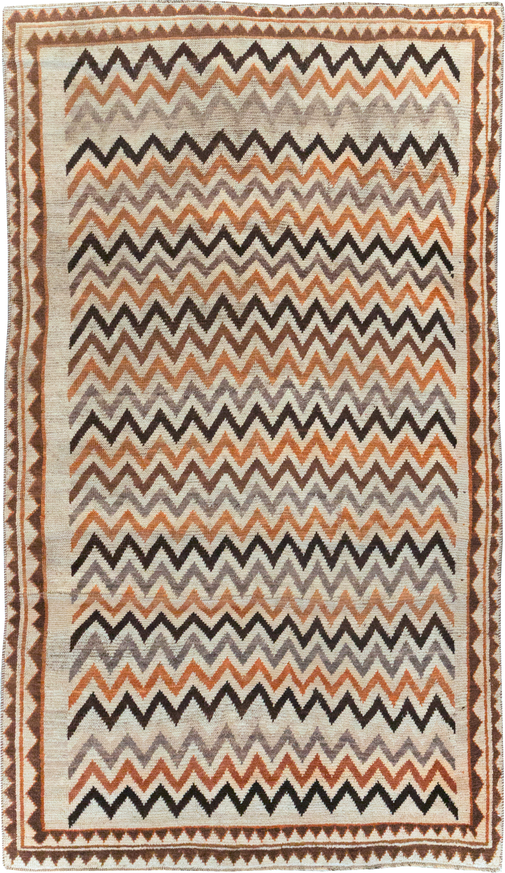 Vintage Persian Gabbeh Rug, No.26926 - Staging