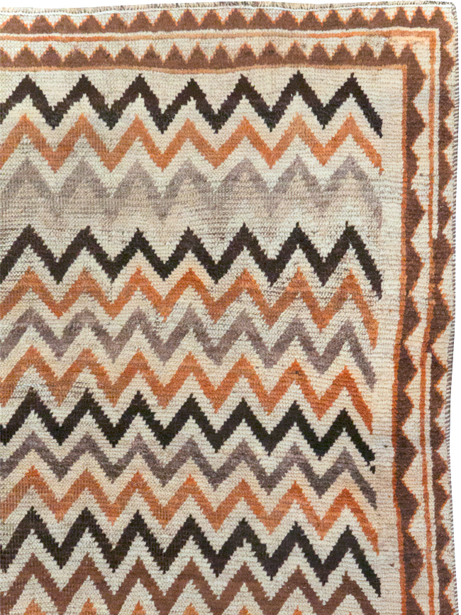 Vintage Persian Gabbeh Rug, No.26926 - Staging