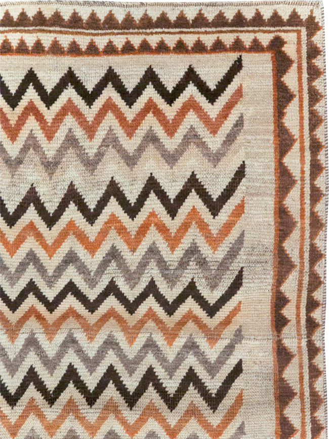 Vintage Persian Gabbeh Rug, No.26926 - Staging