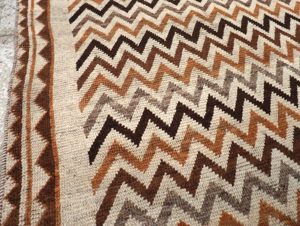 Vintage Persian Gabbeh Rug, No.26926 - Staging