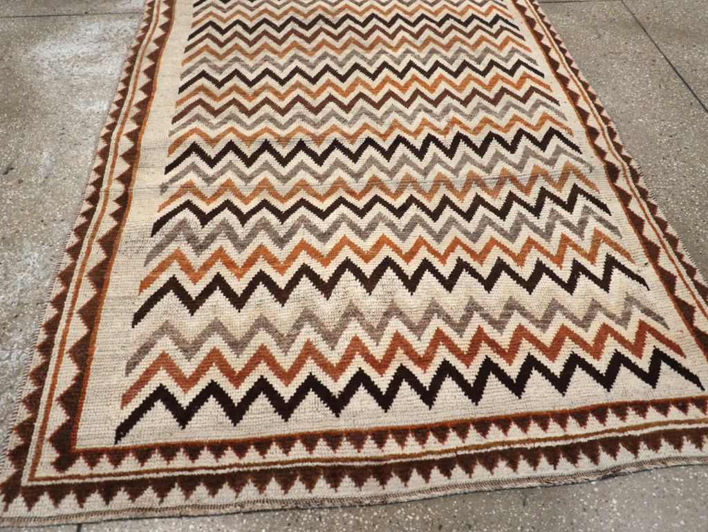 Vintage Persian Gabbeh Rug, No.26926 - Staging