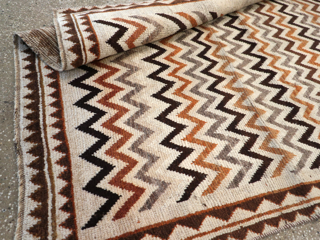 Vintage Persian Gabbeh Rug, No.26926 - Staging