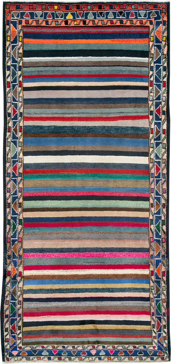 Vintage Persian Hamadan Rug, No.26927 - Staging