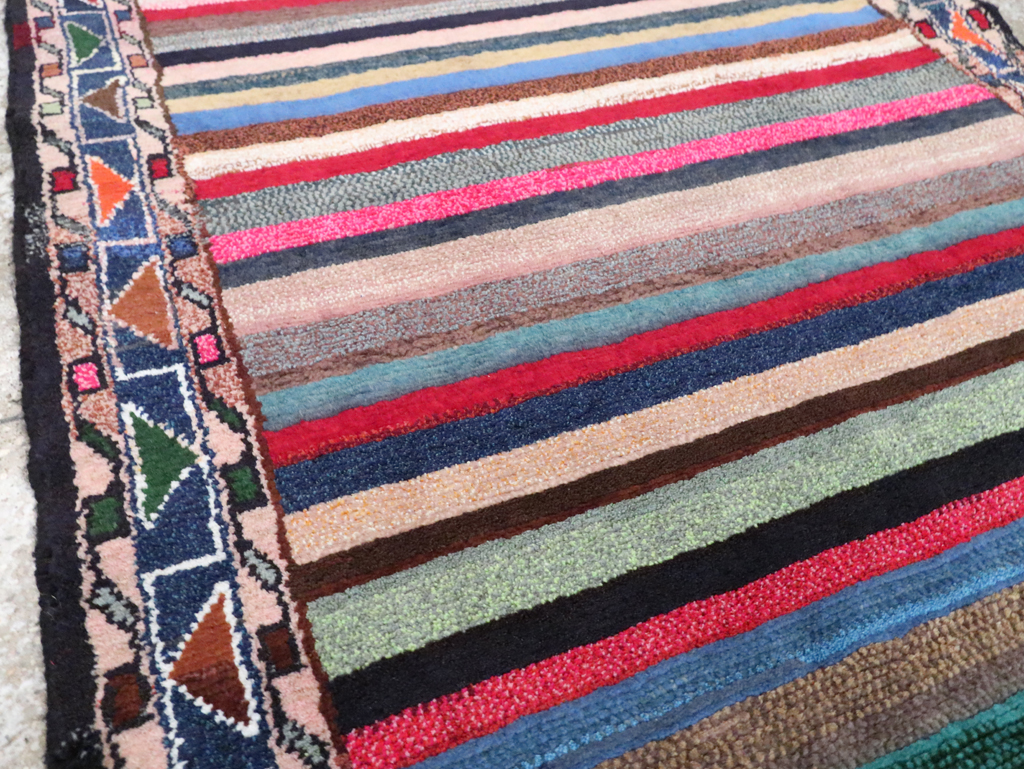 Vintage Persian Hamadan Rug, No.26927 - Staging