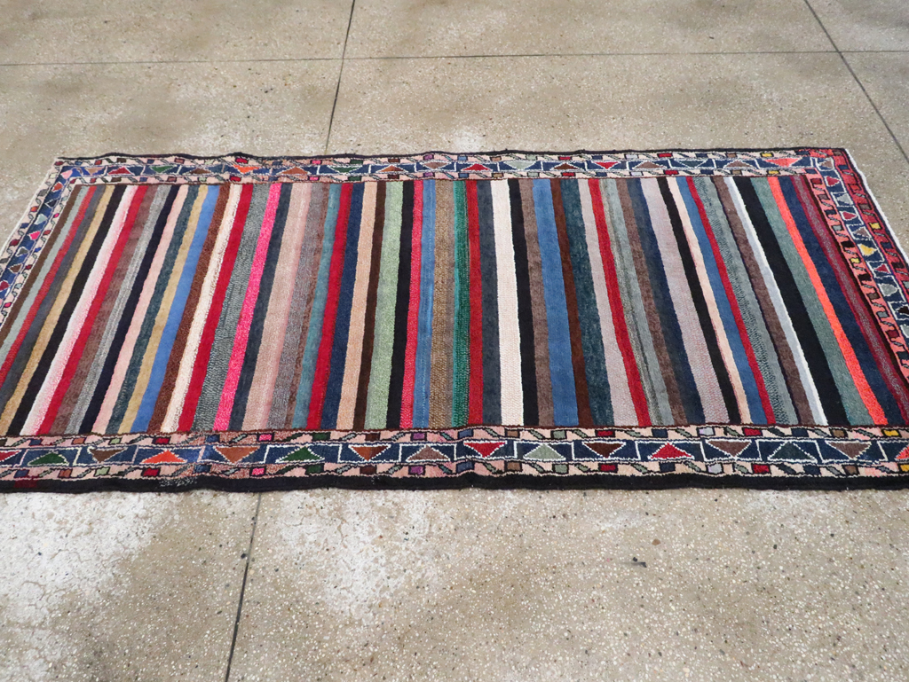 Vintage Persian Hamadan Rug, No.26927 - Staging