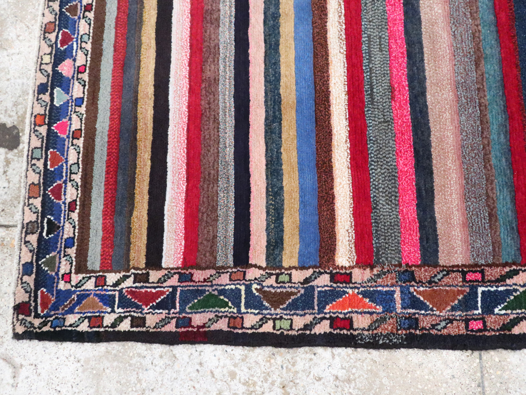 Vintage Persian Hamadan Rug, No.26927 - Staging