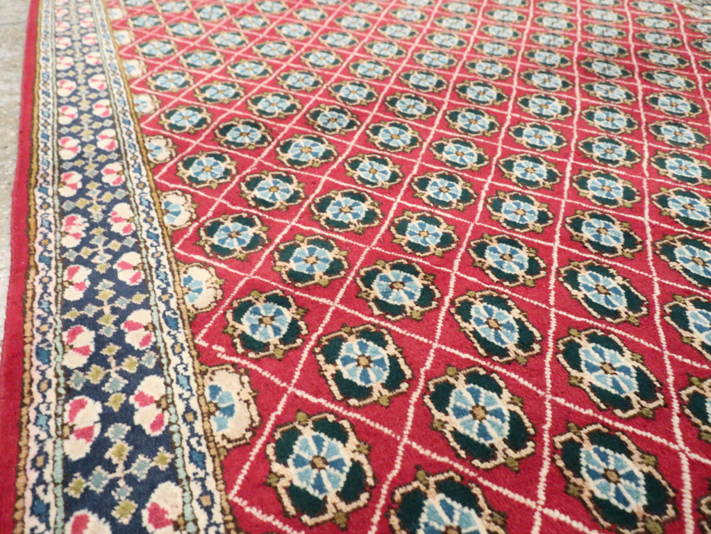 Vintage Persian Kashan Rug, No.26928 - Staging