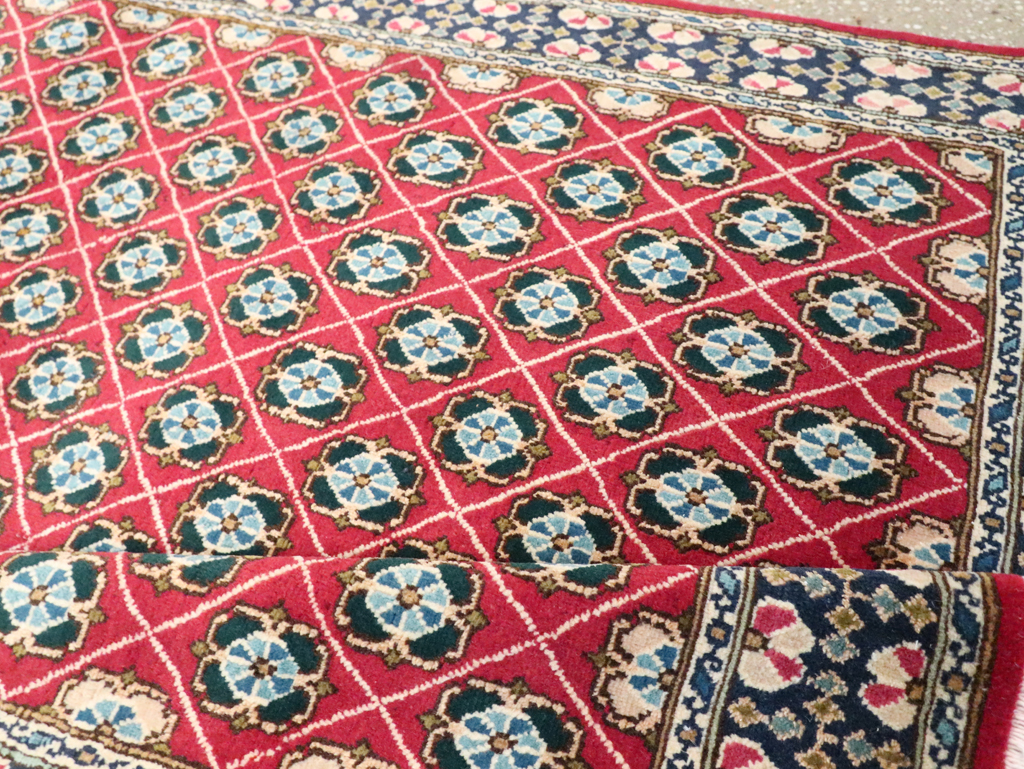 Vintage Persian Kashan Rug, No.26928 - Staging