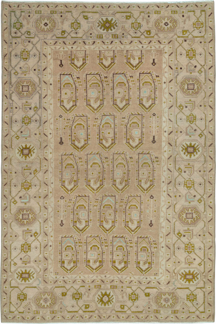Vintage Persian Malayer Rug, No.26944 - Staging