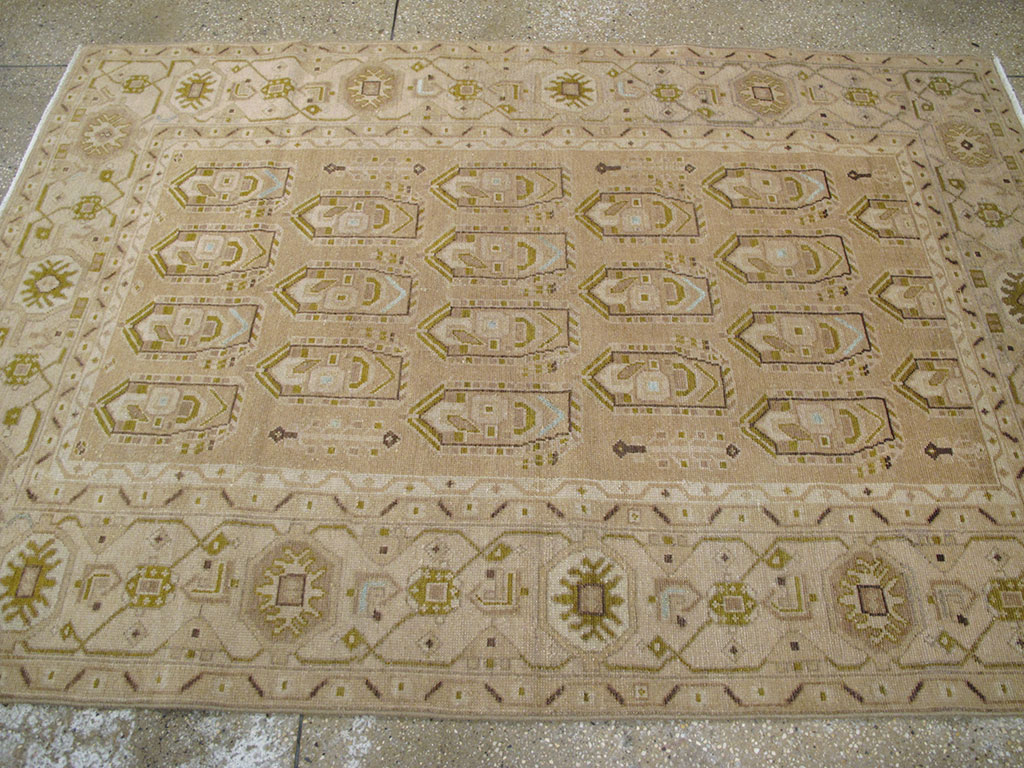 Vintage Persian Malayer Rug, No.26944 - Staging