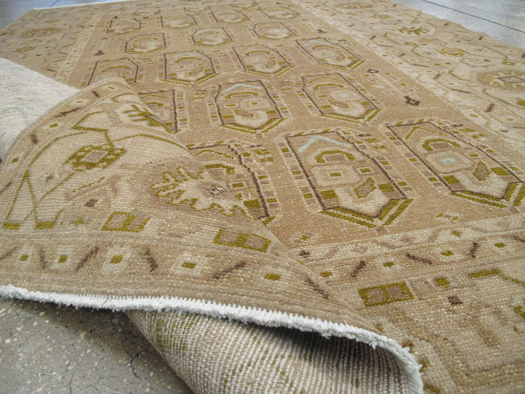 Vintage Persian Malayer Rug, No.26944 - Staging