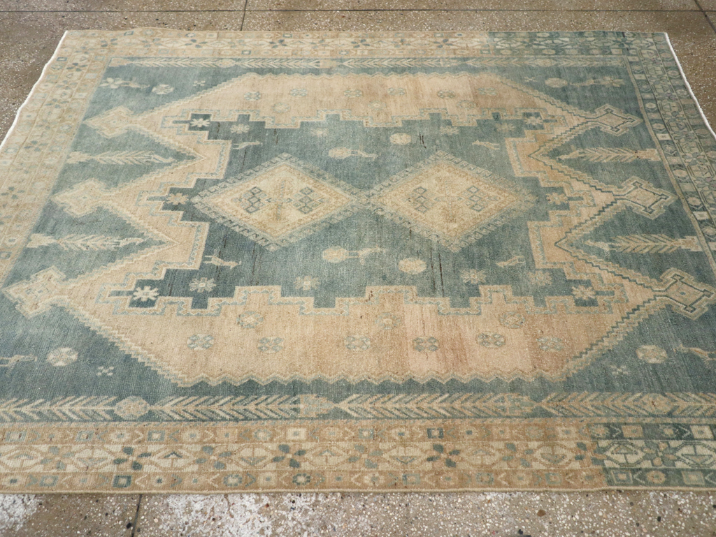 Vintage Persian Afshar Rug, No.26947 - Staging