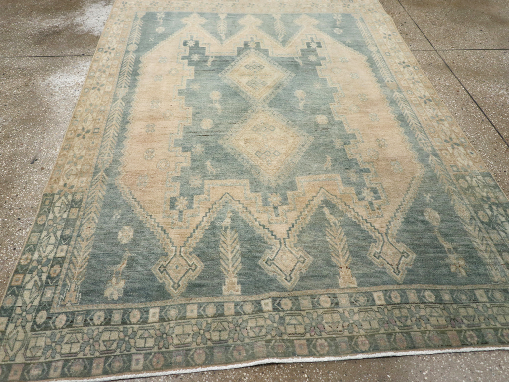 Vintage Persian Afshar Rug, No.26947 - Staging