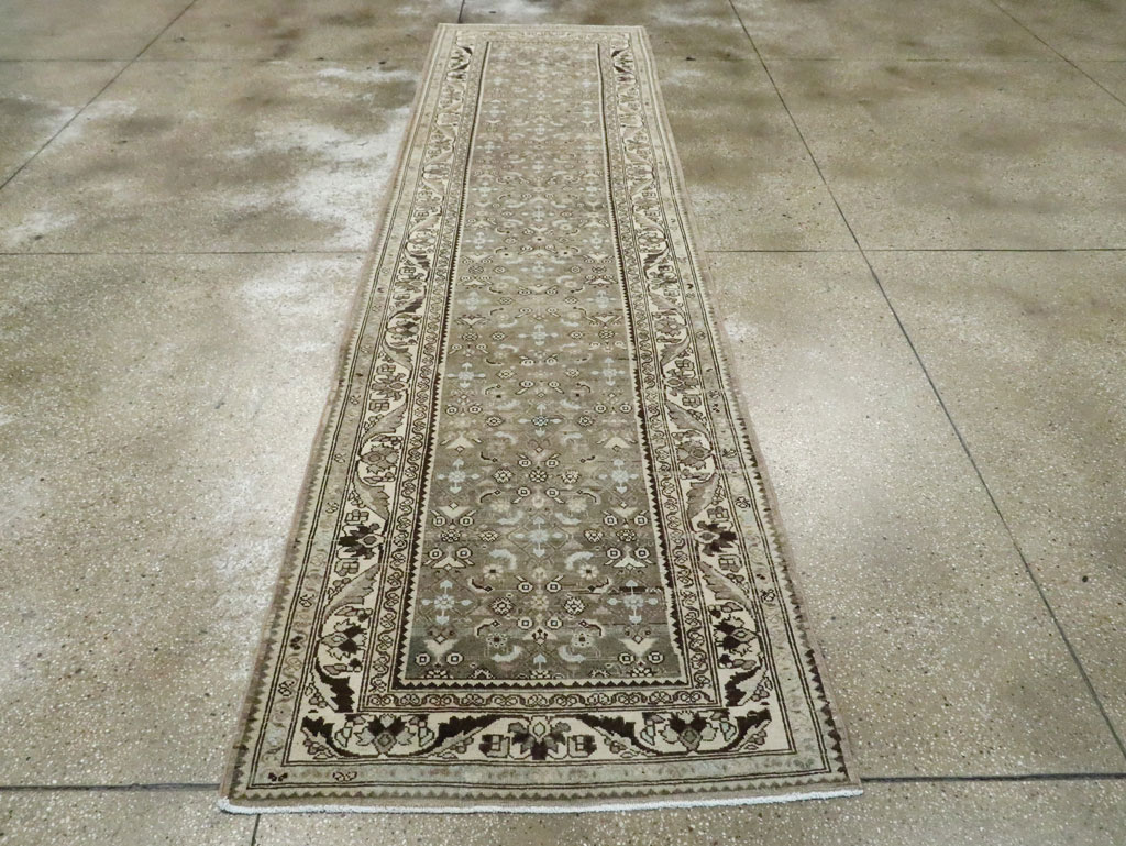 Vintage Persian Malayer Runner, No.26948 - Staging