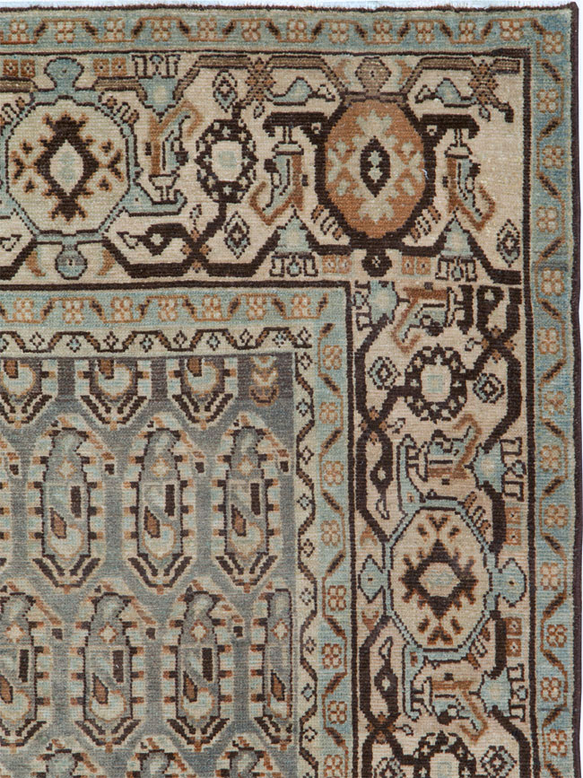 Antique Persian Malayer Rug, No.26949 - Staging