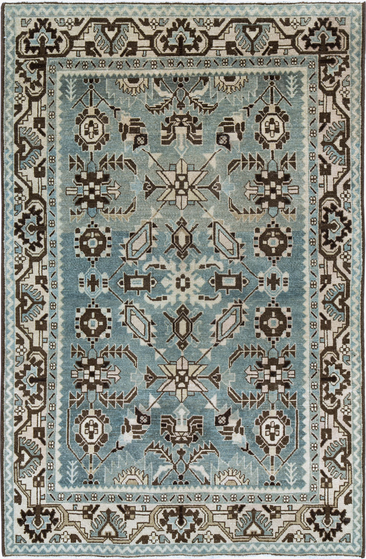 Vintage Persian Malayer Rug, No.26950 - Staging