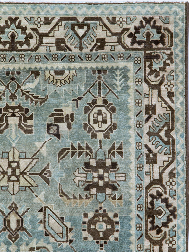 Vintage Persian Malayer Rug, No.26950 - Staging