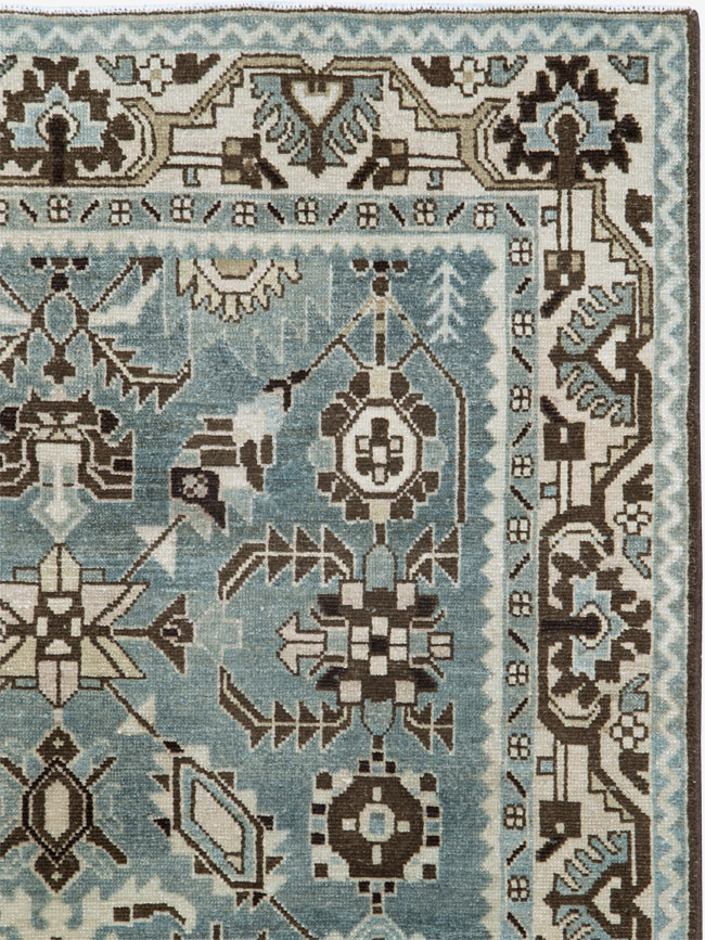 Vintage Persian Malayer Rug, No.26950 - Staging