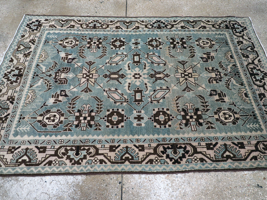 Vintage Persian Malayer Rug, No.26950 - Staging
