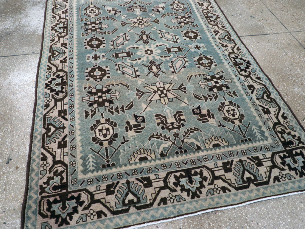 Vintage Persian Malayer Rug, No.26950 - Staging