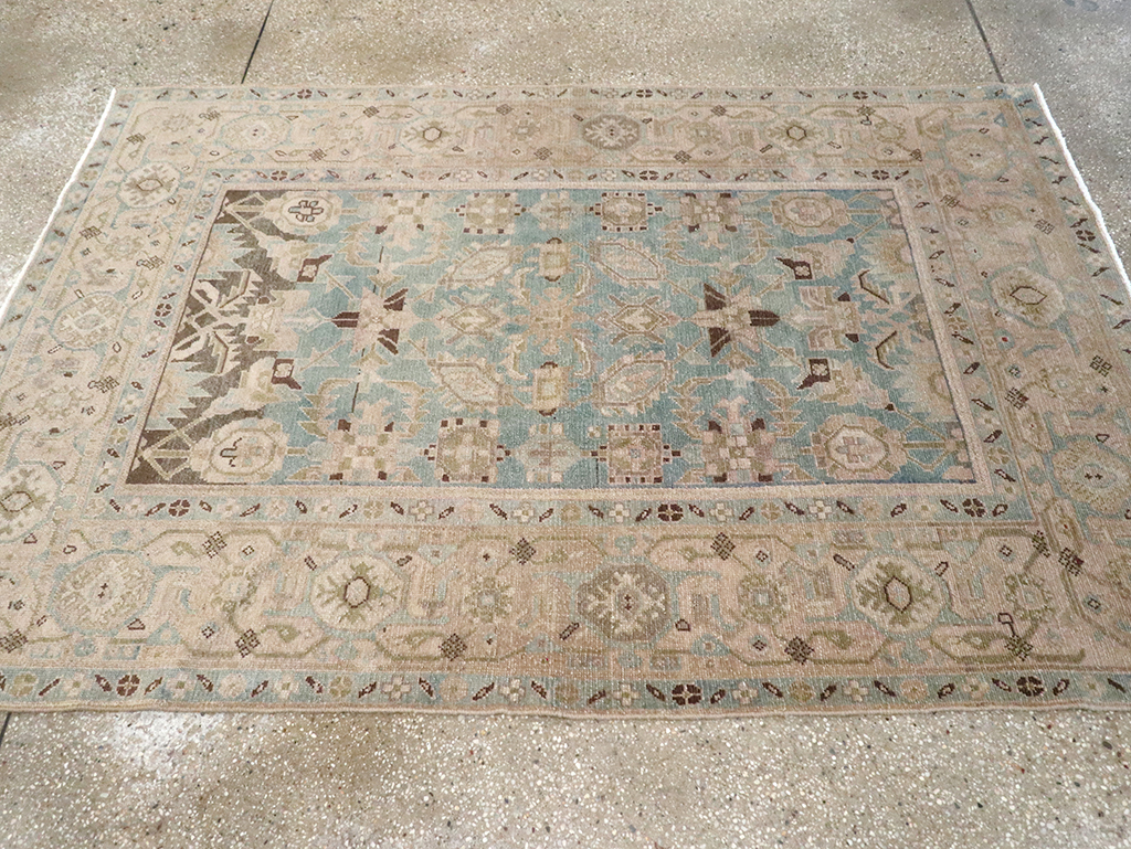 Vintage Persian Malayer Rug, No.26953 - Staging