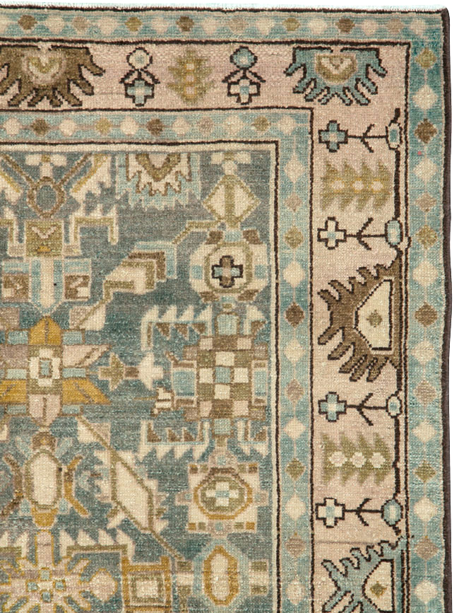 Vintage Persian Malayer Rug, No.26958 - Staging