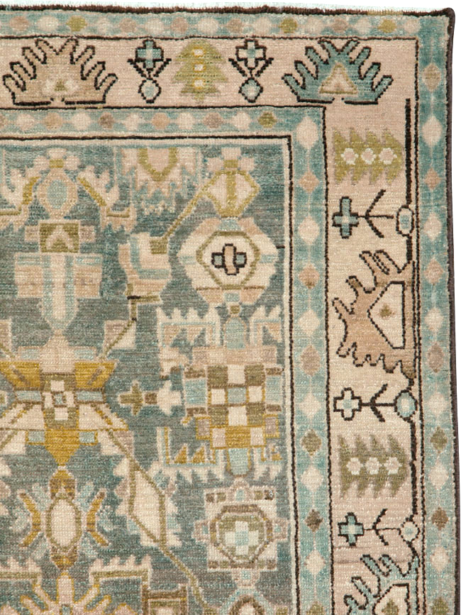 Vintage Persian Malayer Rug, No.26958 - Staging