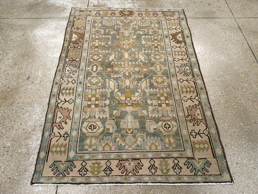 Vintage Persian Malayer Rug, No.26958 - Staging