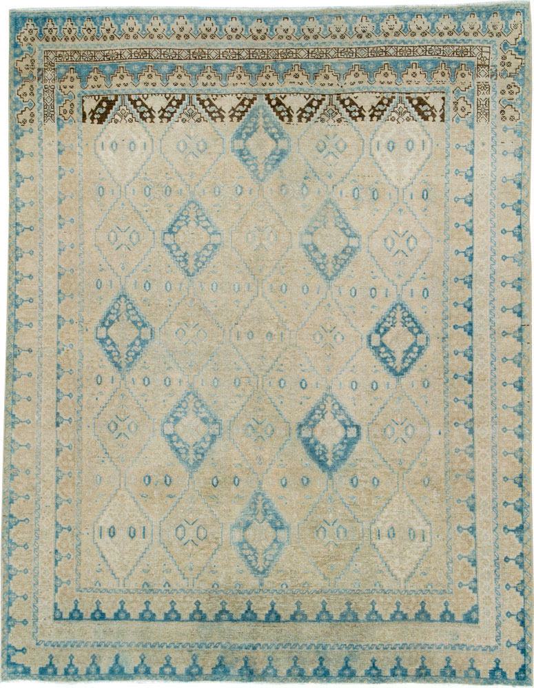 Vintage Persian Afshar Rug, No.26959 - Staging