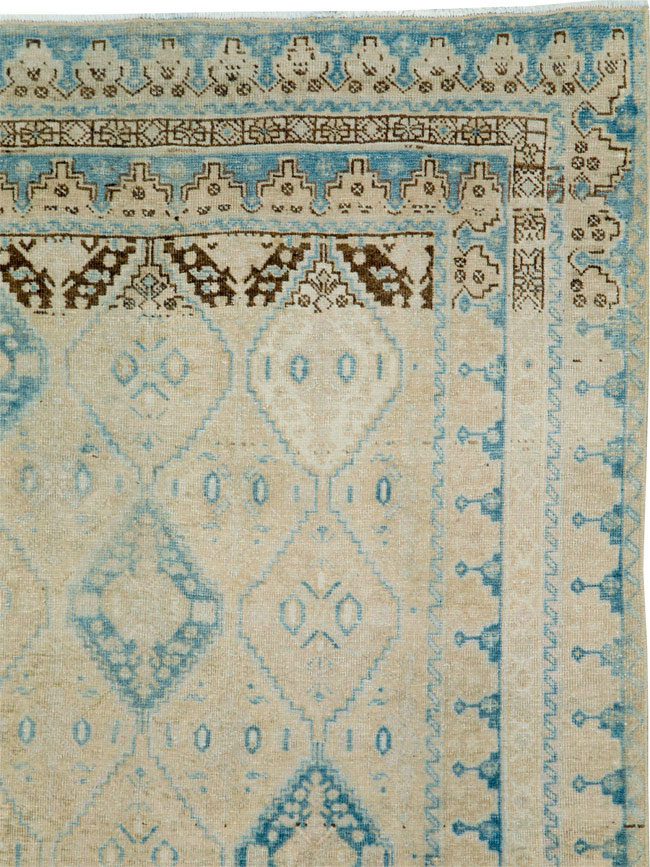 Vintage Persian Afshar Rug, No.26959 - Staging