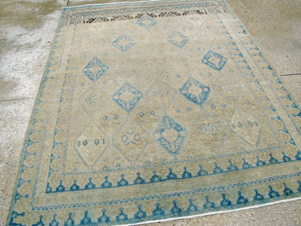 Vintage Persian Afshar Rug, No.26959 - Staging