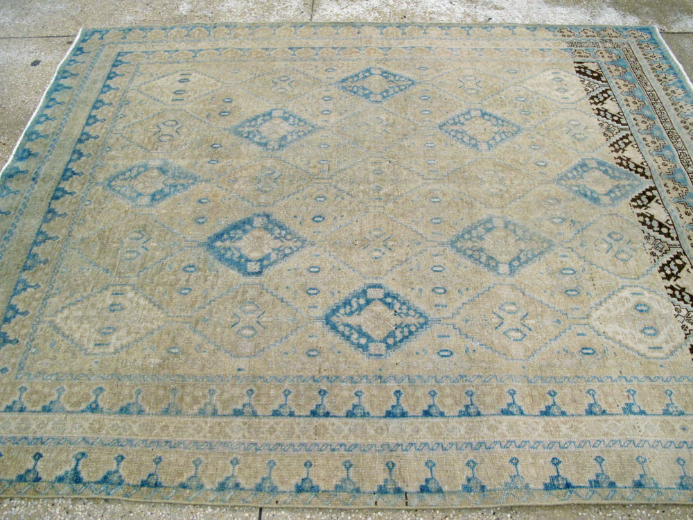 Vintage Persian Afshar Rug, No.26959 - Staging