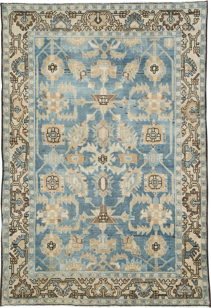 Vintage Persian Malayer Rug, No.26960 - Staging