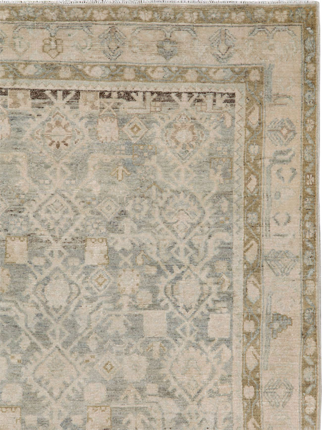 Vintage Persian Malayer Rug, No.26963 - Staging