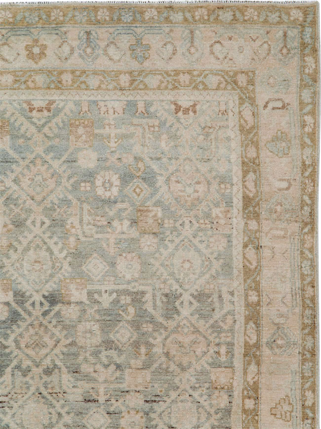 Vintage Persian Malayer Rug, No.26963 - Staging