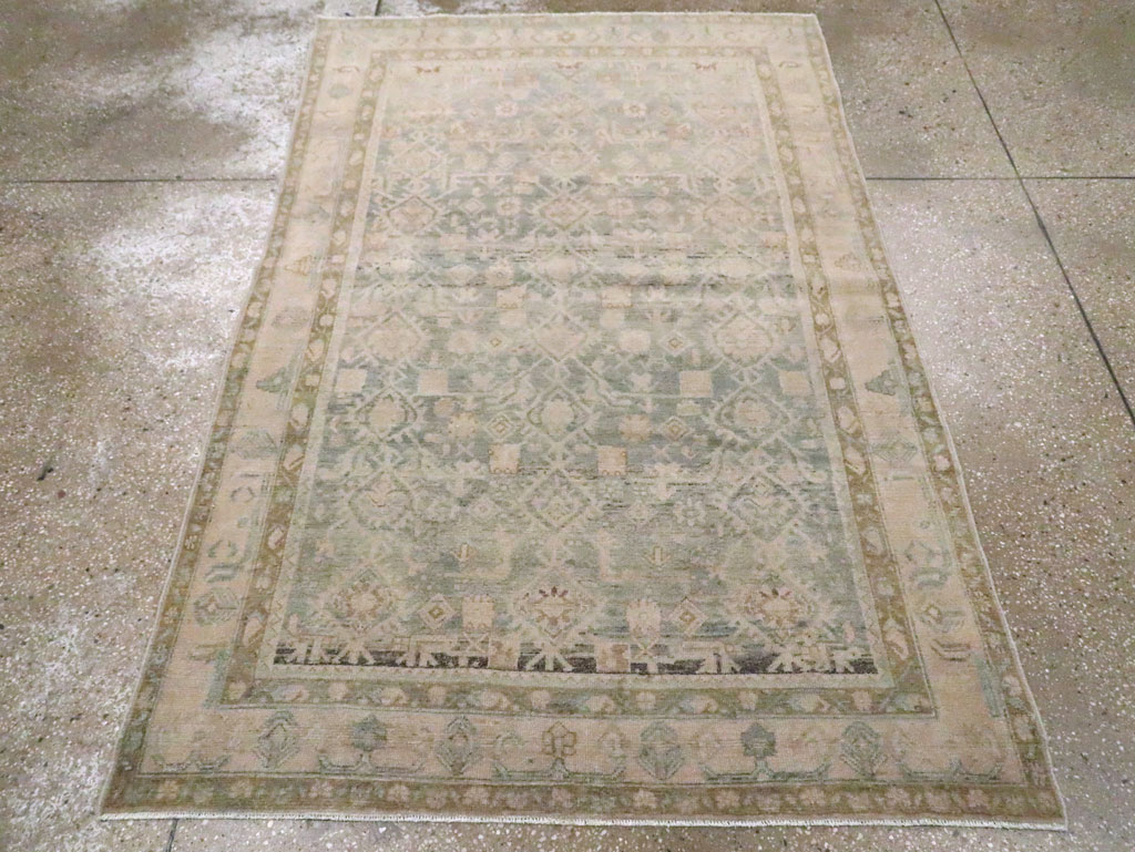 Vintage Persian Malayer Rug, No.26963 - Staging