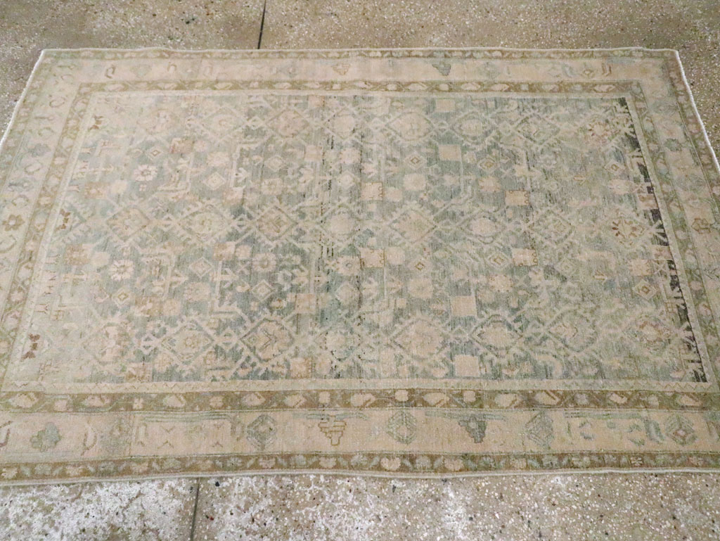 Vintage Persian Malayer Rug, No.26963 - Staging