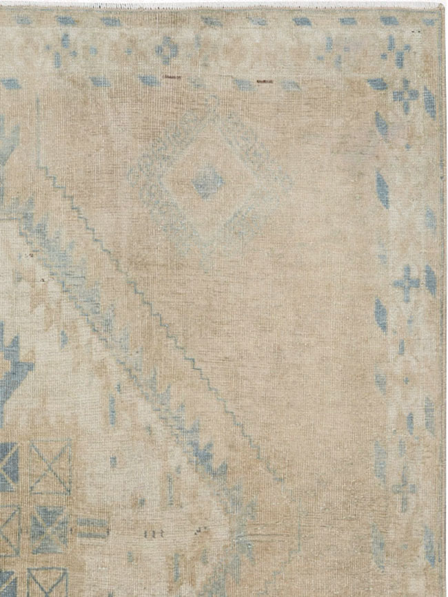 Vintage Persian Afshar Rug, No.26966 - Staging