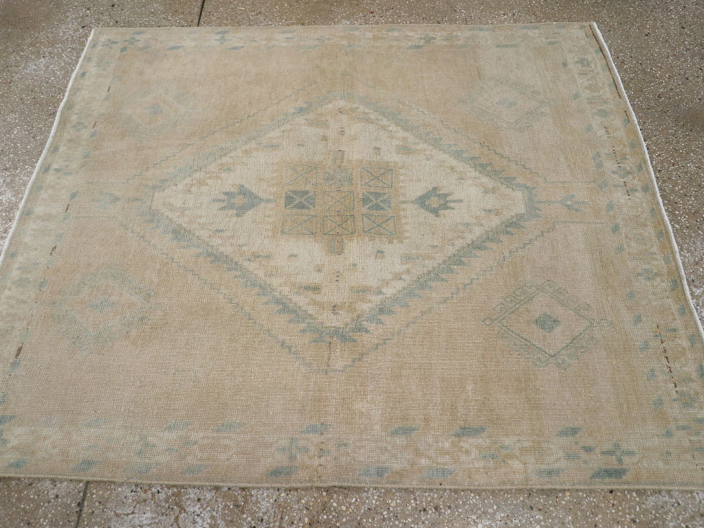 Vintage Persian Afshar Rug, No.26966 - Staging