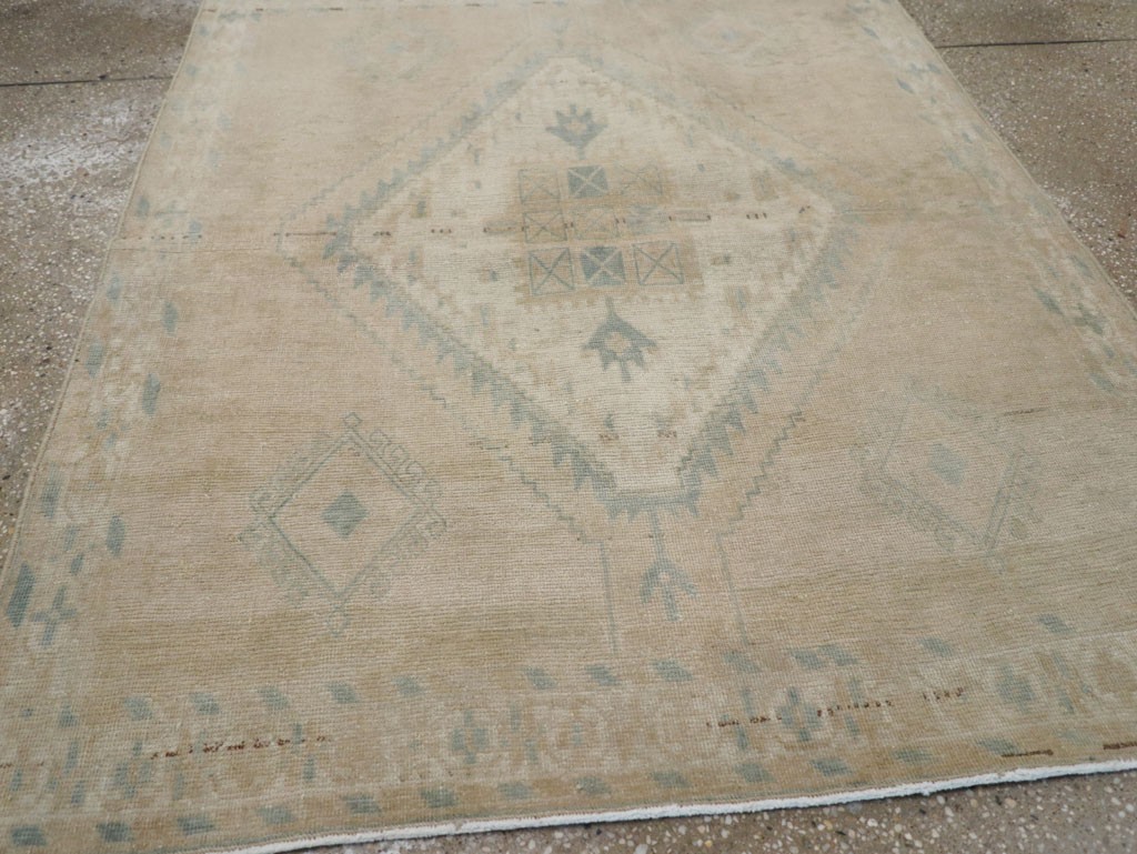 Vintage Persian Afshar Rug, No.26966 - Staging