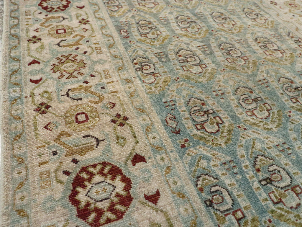 Vintage Persian Malayer Accent Rug (Pair: 1 of 2), No.26968 - Staging