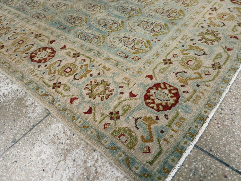 Vintage Persian Malayer Accent Rug (Pair: 1 of 2), No.26968 - Staging