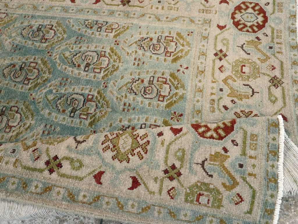 Vintage Persian Malayer Accent Rug (Pair: 1 of 2), No.26968 - Staging